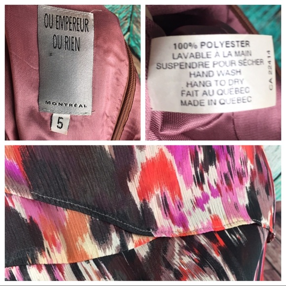 Canadian OU EMPEREUR OU RIEN Flame Dress - Picture 2 of 6